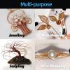 imageArt3d 16 Gauge 120 FT 999 Pure Soft Copper Wire for Electroculture Gardening Jewelry Making 1 Pound SpoolPure Copper  for Electroculture