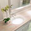 imageArt3d 173quot x 200quot Pack Of 1 Wall Panel Marble WhitePink
