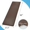 imageArt3d Anti Fatigue Mat  12 Inch Cushioned Kitchen Mats  Comfort ampamp Non Slip Cushion for Standing Desk Office or Garage Floor 173quotx28quot ChocolateBrown