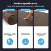 imageArt3d Anti Fatigue Mat  12 Inch Cushioned Kitchen Mats  Comfort ampamp Non Slip Cushion for Standing Desk Office or Garage Floor 173quotx28quot ChocolateBrown