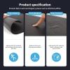 imageArt3d Anti Fatigue Mat  12 Inch Cushioned Kitchen Mats  Comfort ampamp Non Slip Cushion for Standing Desk Office or Garage Floor 173quotx28quot ChocolateDark Grey