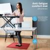 imageArt3d Anti Fatigue Mat  12 Inch Cushioned Kitchen Mats  Comfort ampamp Non Slip Cushion for Standing Desk Office or Garage Floor 173quotx28quot ChocolateRed