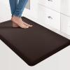 imageArt3d Anti Fatigue Mat  12 Inch Cushioned Kitchen Mats  Comfort ampamp Non Slip Cushion for Standing Desk Office or Garage Floor 173quotx28quot ChocolateChocolate