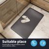 imageArt3d Anti Fatigue Mat  12 Inch Cushioned Kitchen Mats  Comfort ampamp Non Slip Cushion for Standing Desk Office or Garage Floor 173quotx28quot ChocolateDark Grey