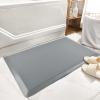 imageArt3d Anti Fatigue Mat  12 Inch Cushioned Kitchen Mats  Comfort ampamp Non Slip Cushion for Standing Desk Office or Garage Floor 173quotx28quot ChocolateDark Grey