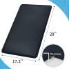 imageArt3d Anti Fatigue Mat  12 Inch Cushioned Kitchen Mats  Comfort ampamp Non Slip Cushion for Standing Desk Office or Garage Floor 173quotx28quot ChocolateBlack Blue