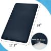 imageArt3d Anti Fatigue Mat  12 Inch Cushioned Kitchen Mats  Comfort ampamp Non Slip Cushion for Standing Desk Office or Garage Floor 173quotx28quot ChocolateMajolica Blue