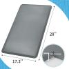 imageArt3d Anti Fatigue Mat  12 Inch Cushioned Kitchen Mats  Comfort ampamp Non Slip Cushion for Standing Desk Office or Garage Floor 173quotx28quot ChocolateDark Grey