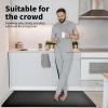 imageArt3d Anti Fatigue Mat  12 Inch Cushioned Kitchen Mats  Comfort ampamp Non Slip Cushion for Standing Desk Office or Garage Floor 173quotx28quot ChocolateBlack
