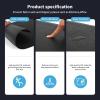 imageArt3d Anti Fatigue Mat  12 Inch Cushioned Kitchen Mats  Comfort ampamp Non Slip Cushion for Standing Desk Office or Garage Floor 173quotx28quot ChocolateBlack