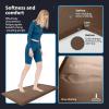 imageArt3d Anti Fatigue Mat  12 Inch Cushioned Kitchen Mats  Comfort ampamp Non Slip Cushion for Standing Desk Office or Garage Floor 173quotx28quot ChocolateBrown