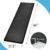 imageArt3d Anti Fatigue Mat  12 Inch Cushioned Kitchen Mats  Comfort ampamp Non Slip Cushion for Standing Desk Office or Garage Floor 173quotx28quot ChocolateBlack