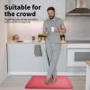 imageArt3d Anti Fatigue Mat  12 Inch Cushioned Kitchen Mats  Comfort ampamp Non Slip Cushion for Standing Desk Office or Garage Floor 173quotx28quot ChocolateRed