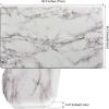 imageArt3d Anti Fatigue Mat  12 Inch Cushioned Kitchen Mats  Comfort ampamp Non Slip Cushion for Standing Desk Office or Garage Floor 173quotx28quot ChocolateReversiblemarble