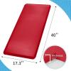 imageArt3d Anti Fatigue Mat  12 Inch Cushioned Kitchen Mats  Comfort ampamp Non Slip Cushion for Standing Desk Office or Garage Floor 173quotx28quot ChocolateRed