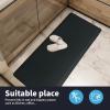 imageArt3d Anti Fatigue Mat  12 Inch Cushioned Kitchen Mats  Comfort ampamp Non Slip Cushion for Standing Desk Office or Garage Floor 173quotx28quot ChocolateBlack