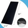 imageArt3d Anti Fatigue Mat  12 Inch Cushioned Kitchen Mats  Comfort ampamp Non Slip Cushion for Standing Desk Office or Garage Floor 173quotx28quot ChocolateBlack