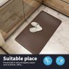 imageArt3d Anti Fatigue Mat  12 Inch Cushioned Kitchen Mats  Comfort ampamp Non Slip Cushion for Standing Desk Office or Garage Floor 173quotx28quot ChocolateBrown
