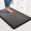 imageArt3d Anti Fatigue Mat  12 Inch Cushioned Kitchen Mats  Comfort ampamp Non Slip Cushion for Standing Desk Office or Garage Floor 173quotx28quot ChocolateBlack