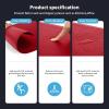 imageArt3d Anti Fatigue Mat  12 Inch Cushioned Kitchen Mats  Comfort ampamp Non Slip Cushion for Standing Desk Office or Garage Floor 173quotx28quot ChocolateRed