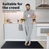 imageArt3d Anti Fatigue Mat  12 Inch Cushioned Kitchen Mats  Comfort ampamp Non Slip Cushion for Standing Desk Office or Garage Floor 173quotx28quot ChocolateBlack