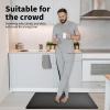 imageArt3d Anti Fatigue Mat  12 Inch Cushioned Kitchen Mats  Comfort ampamp Non Slip Cushion for Standing Desk Office or Garage Floor 173quotx28quot ChocolateBlack
