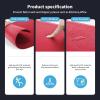 imageArt3d Anti Fatigue Mat  12 Inch Cushioned Kitchen Mats  Comfort ampamp Non Slip Cushion for Standing Desk Office or Garage Floor 173quotx28quot ChocolateRed