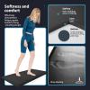 imageArt3d Anti Fatigue Mat  12 Inch Cushioned Kitchen Mats  Comfort ampamp Non Slip Cushion for Standing Desk Office or Garage Floor 173quotx28quot ChocolateBlack