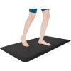 imageArt3d Anti Fatigue Mat  12 Inch Cushioned Kitchen Mats  Comfort ampamp Non Slip Cushion for Standing Desk Office or Garage Floor 173quotx28quot ChocolateBlack