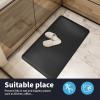 imageArt3d Anti Fatigue Mat  12 Inch Cushioned Kitchen Mats  Comfort ampamp Non Slip Cushion for Standing Desk Office or Garage Floor 173quotx28quot ChocolateBlack