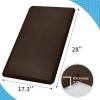 imageArt3d Anti Fatigue Mat  12 Inch Cushioned Kitchen Mats  Comfort ampamp Non Slip Cushion for Standing Desk Office or Garage Floor 173quotx28quot ChocolateChocolate