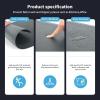 imageArt3d Anti Fatigue Mat  12 Inch Cushioned Kitchen Mats  Comfort ampamp Non Slip Cushion for Standing Desk Office or Garage Floor 173quotx28quot ChocolateDark Grey