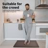 imageArt3d Anti Fatigue Mat  12 Inch Cushioned Kitchen Mats  Comfort ampamp Non Slip Cushion for Standing Desk Office or Garage Floor 173quotx28quot ChocolateChocolate