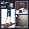 imageArt3d Anti Fatigue Mat  12 Inch Cushioned Kitchen Mats  Comfort ampamp Non Slip Cushion for Standing Desk Office or Garage Floor 173quotx28quot ChocolateChocolate