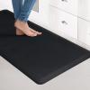 imageArt3d Anti Fatigue Mat  12 Inch Cushioned Kitchen Mats  Comfort ampamp Non Slip Cushion for Standing Desk Office or Garage Floor 173quotx28quot ChocolateBlack