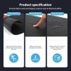 imageArt3d Anti Fatigue Mat  12 Inch Cushioned Kitchen Mats  Comfort ampamp Non Slip Cushion for Standing Desk Office or Garage Floor 173quotx28quot ChocolateBlack