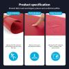 imageArt3d Anti Fatigue Mat  12 Inch Cushioned Kitchen Mats  Comfort ampamp Non Slip Cushion for Standing Desk Office or Garage Floor 173quotx28quot ChocolateRed