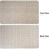 imageArt3d Anti Fatigue Mat  12 Inch Cushioned Kitchen Mats  Comfort ampamp Non Slip Cushion for Standing Desk Office or Garage Floor 173quotx28quot ChocolateReversibletrellis