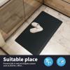 imageArt3d Anti Fatigue Mat  12 Inch Cushioned Kitchen Mats  Comfort ampamp Non Slip Cushion for Standing Desk Office or Garage Floor 173quotx28quot ChocolateDark Black