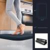 imageArt3d Anti Fatigue Mat  12 Inch Cushioned Kitchen Mats  Comfort ampamp Non Slip Cushion for Standing Desk Office or Garage Floor 173quotx28quot ChocolateMajolica Blue