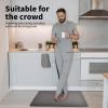 imageArt3d Anti Fatigue Mat  12 Inch Cushioned Kitchen Mats  Comfort ampamp Non Slip Cushion for Standing Desk Office or Garage Floor 173quotx28quot ChocolateDark Grey