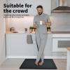 imageArt3d Anti Fatigue Mat  12 Inch Cushioned Kitchen Mats  Comfort ampamp Non Slip Cushion for Standing Desk Office or Garage Floor 173quotx28quot ChocolateBlack Blue