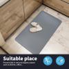 imageArt3d Anti Fatigue Mat  12 Inch Cushioned Kitchen Mats  Comfort ampamp Non Slip Cushion for Standing Desk Office or Garage Floor 173quotx28quot ChocolateDark Grey
