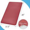 imageArt3d Anti Fatigue Mat  12 Inch Cushioned Kitchen Mats  Comfort ampamp Non Slip Cushion for Standing Desk Office or Garage Floor 173quotx28quot ChocolateRed