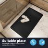 imageArt3d Anti Fatigue Mat  12 Inch Cushioned Kitchen Mats  Comfort ampamp Non Slip Cushion for Standing Desk Office or Garage Floor 173quotx28quot ChocolateBlack