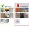 imageArt3d DoubleSided Mounting Tape 10FT Multipurpose Removable Adhesive Foam Tape Transparent Household124 x 12 x 10