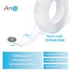 imageArt3d DoubleSided Mounting Tape 10FT Multipurpose Removable Adhesive Foam Tape Transparent Household124 x 12 x 10