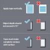 imageArt3d DoubleSided Mounting Tape 10FT Multipurpose Removable Adhesive Foam Tape Transparent Household124 x 12 x 10