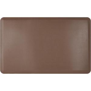 imageArt3d Anti Fatigue Mat  12 Inch Cushioned Kitchen Mats  Comfort ampamp Non Slip Cushion for Standing Desk Office or Garage Floor 173quotx28quot ChocolateBrown