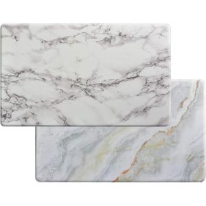 imageArt3d Anti Fatigue Mat  12 Inch Cushioned Kitchen Mats  Comfort ampamp Non Slip Cushion for Standing Desk Office or Garage Floor 173quotx28quot ChocolateReversiblemarble